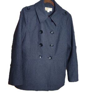 Michael Kors Classic Gray Double Breasted Wall Size Large